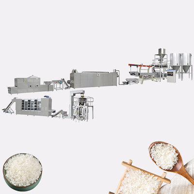 75kw Yapay Pirinç Atıştırmalık Gıda Üretim Hattı 100kg/H Kapasite