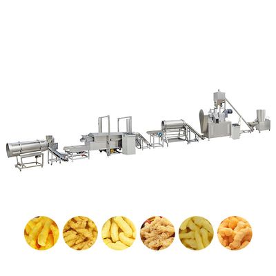100kg / H Kurkure Üretim Hattı Mısır İrmik Peynir Yapma Makinesi