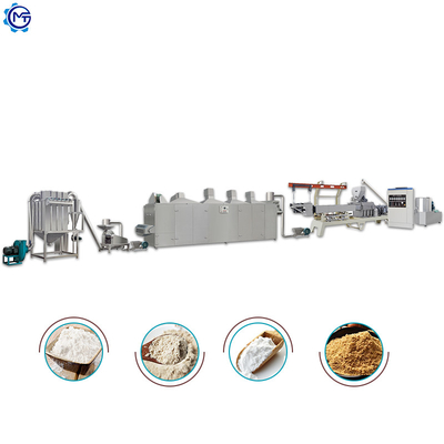 Extrude Modifiye Nişasta Üretim Hattı 100 - 1200kg Kapasite